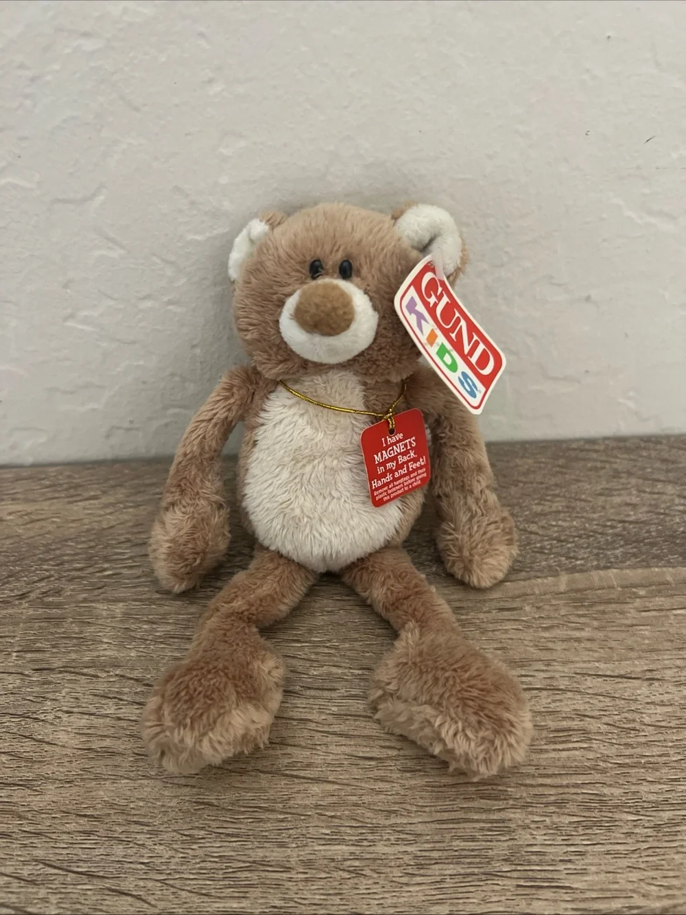 NWT Gund Kids Magnatudes Henley Bear 20034 Magnet Brown Teddy Bear Plush